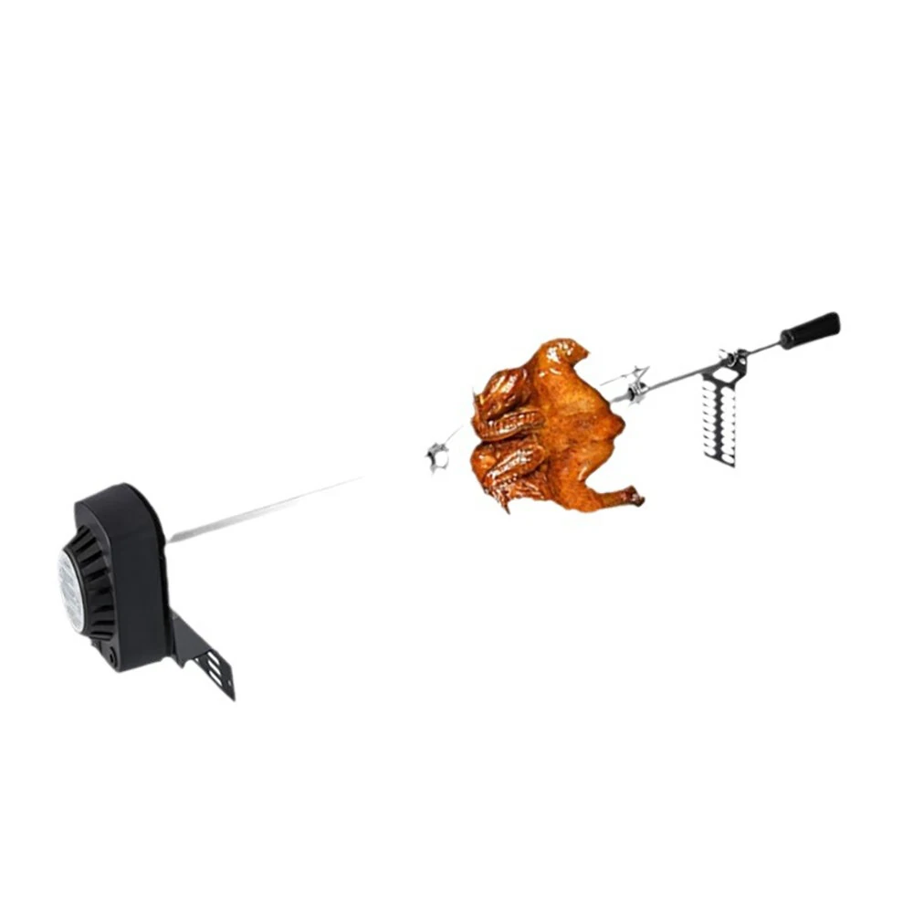 Stainless Steel Electric Barbecue Grill Barbecue Supplies Household BBQ Grill Barbecue Tool Set Automatic Barbecue Stick Outdoor Camping BBQ Barbecue Rack Kit — view 7