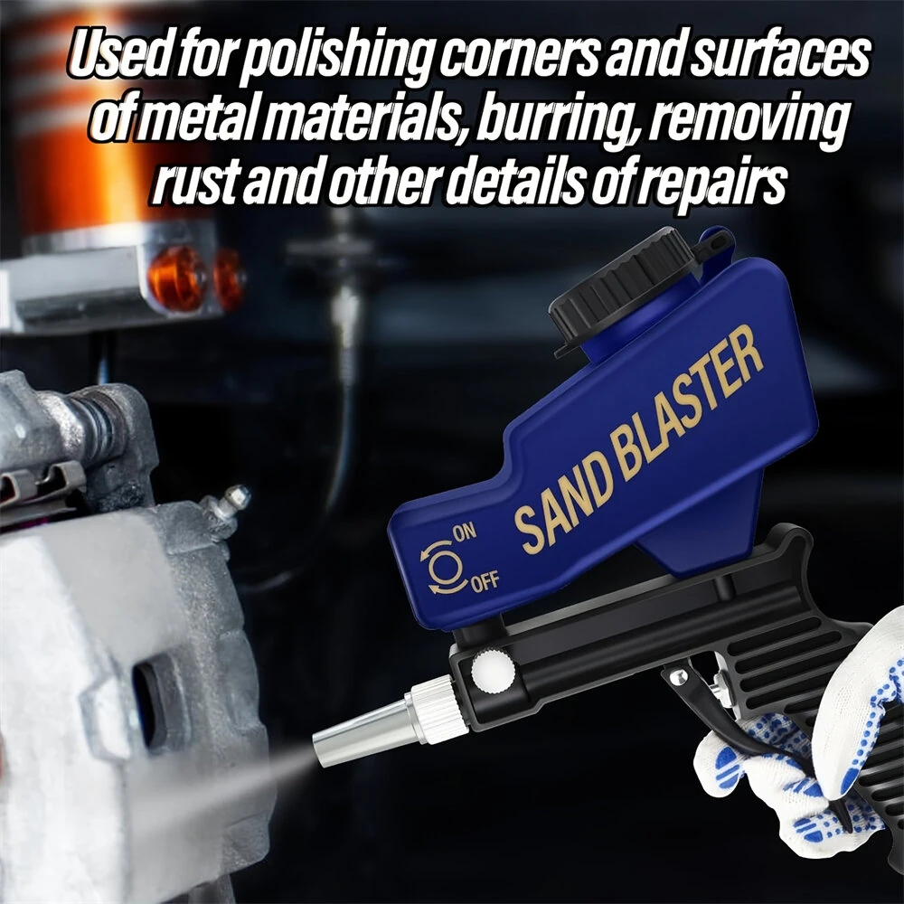 Stainless Steel Sandblasting Gun 1.5mm Nozzle 800ml per Minute Paint Output 1000ml Capacity Top Suction Pneumatic Electric Spray Gun 220V 400W Efficient Paint Sprayer — view 4
