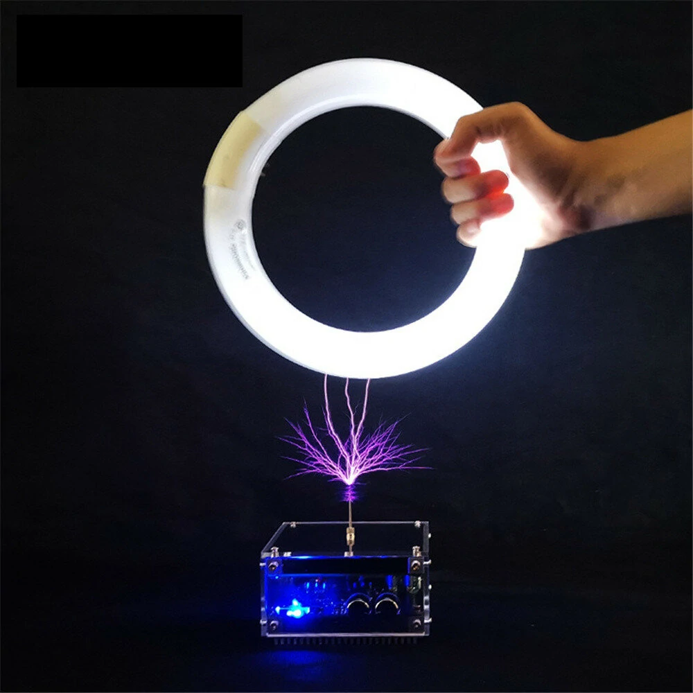 Stark Long Arc And Bluetooth Music Dual Mode Music Tesla Coil Palm Flash Bluetooth Flash Length 10CM Science Toys — view 4