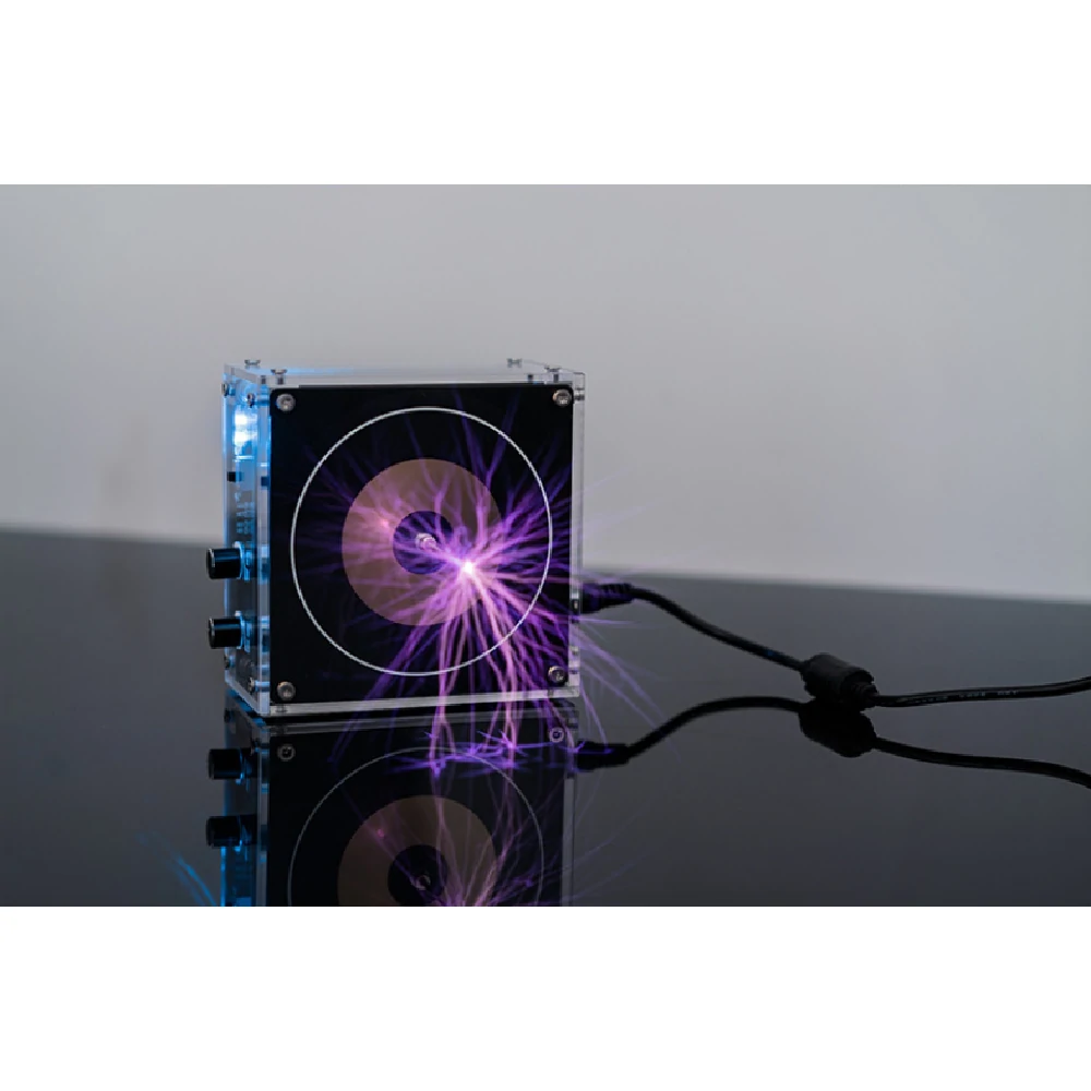 Stark Long Arc And Bluetooth Music Dual Mode Music Tesla Coil Palm Flash Bluetooth Flash Length 10CM Science Toys — view 7