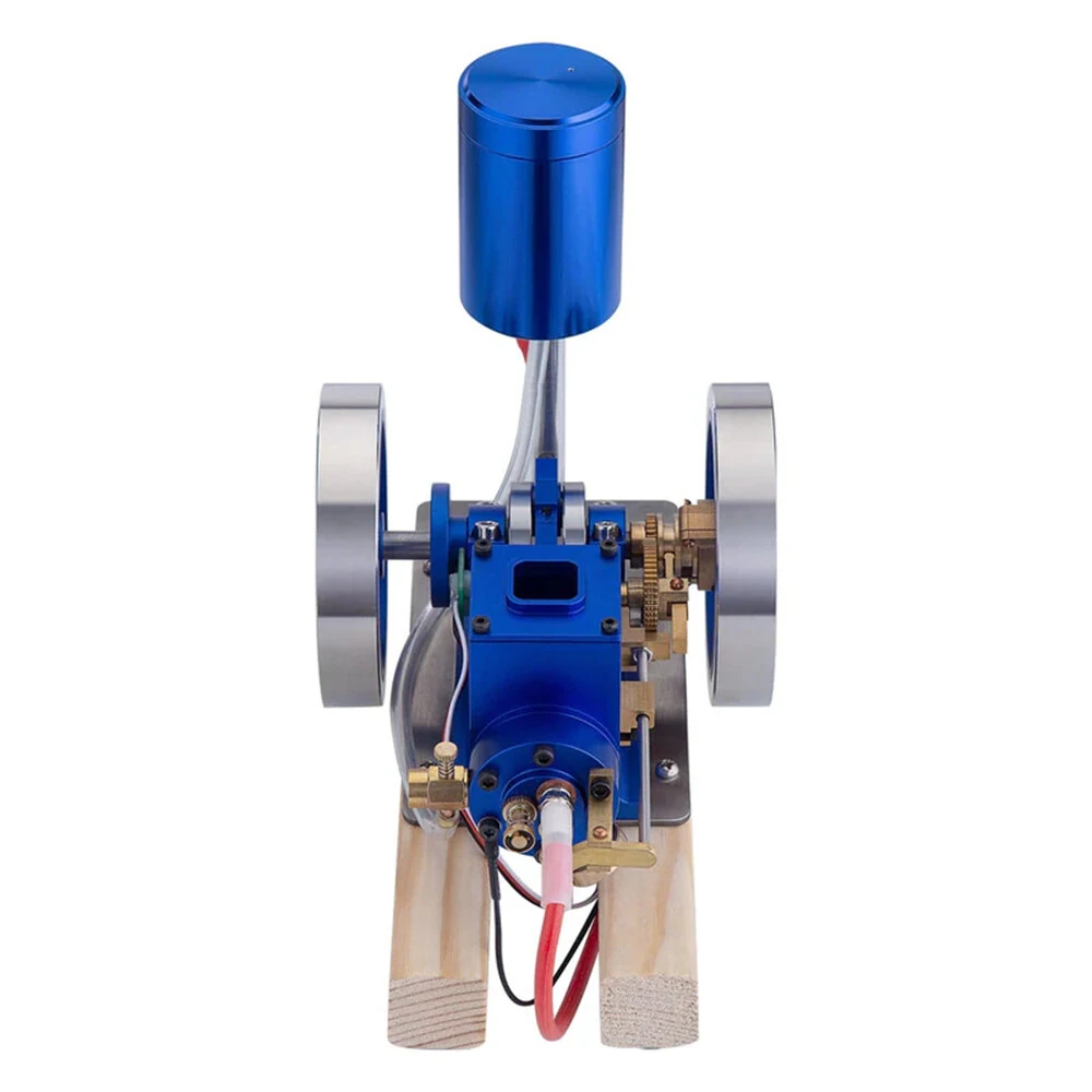 STARPOWER Mini Four Stroke Gasoline Engine Internal Combustion Engine Model with Wooden Base Physics Experiment Science Discovery Production Invention Gift Collection Toys — view 5