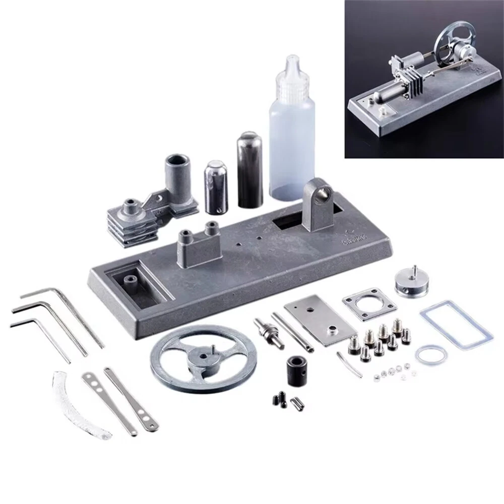 STARPOWER QX6 Mini Hot Air Stirling Engine Model DIY Assembled Kit Physics Experiment Science Education Toys — view 3