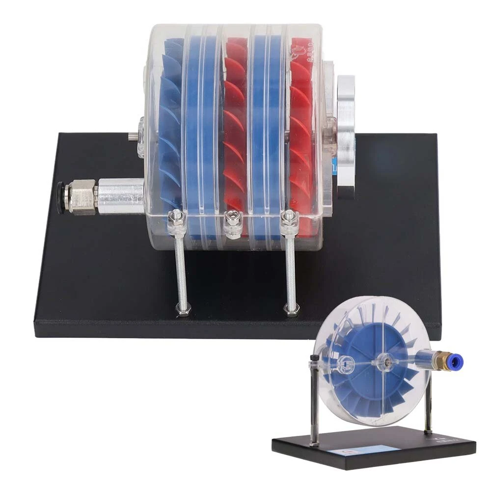 STARPOWER Single Stage Multi-stage Steam Turbine Model Physics Experiment Science Discovery Production Invention Gift Collection Toys — view 3