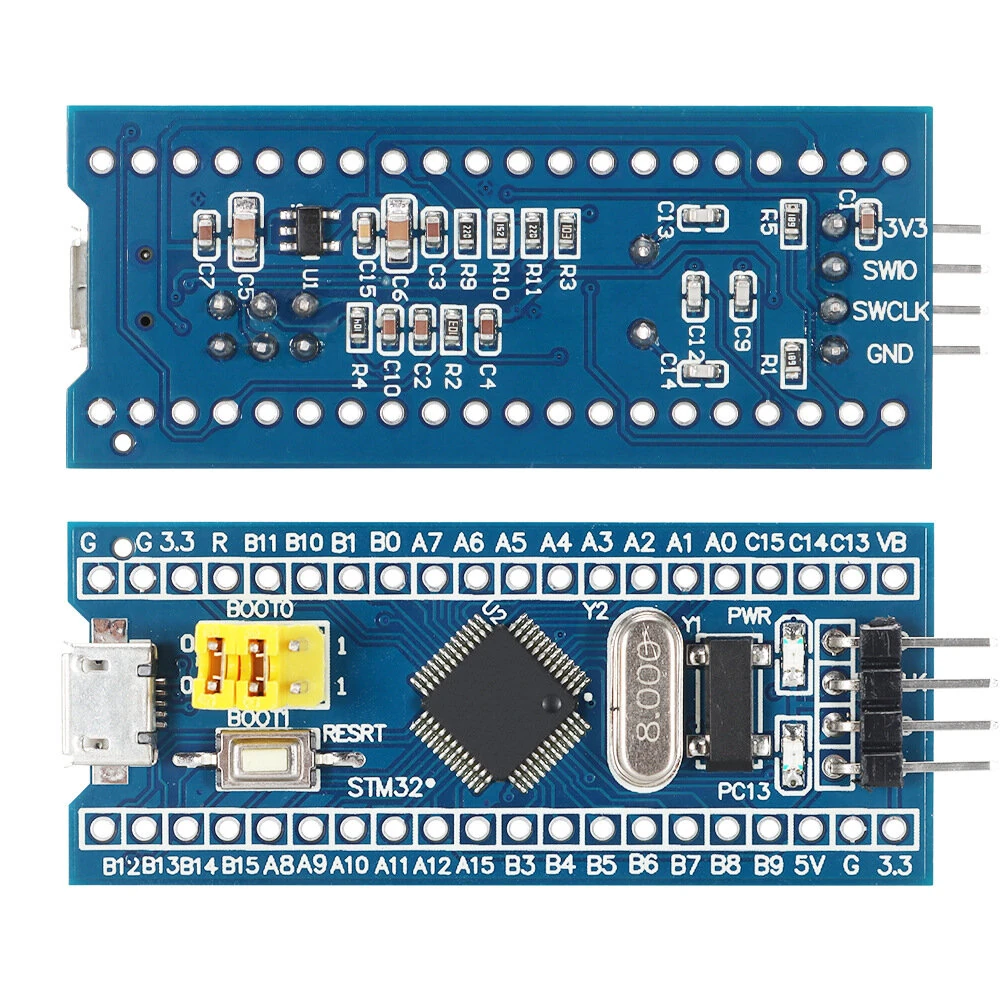 STM32F103C8T6 Small System Development Board Microcontroller STM32 ARM Core Board Micro USB — view 2