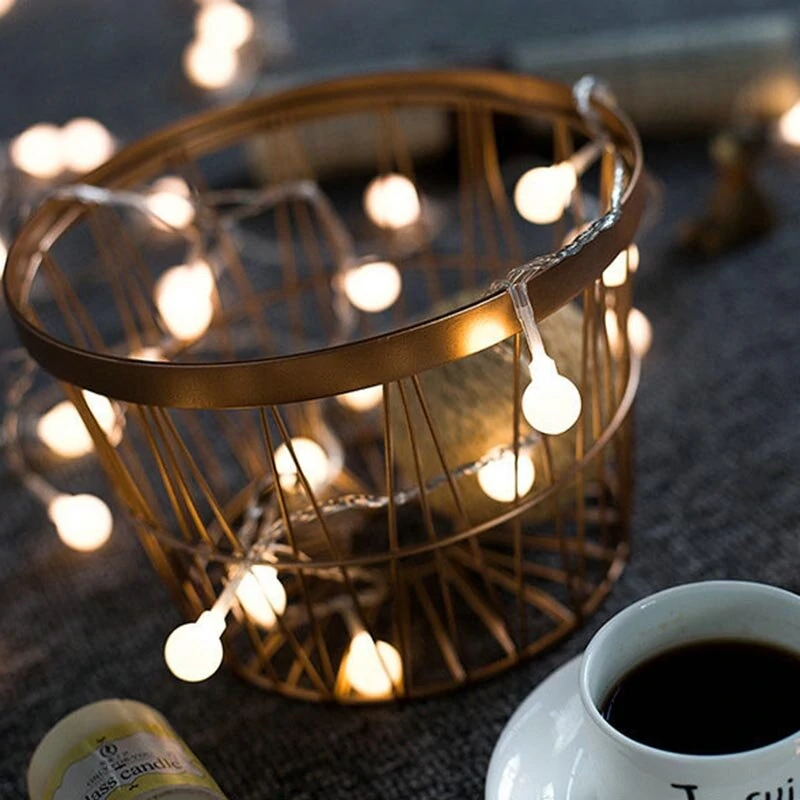 String Lights Camping Lamp Outdoor Crystal Globe Lights Waterproof USB Powered Patio Light for Camping Tent — view 6