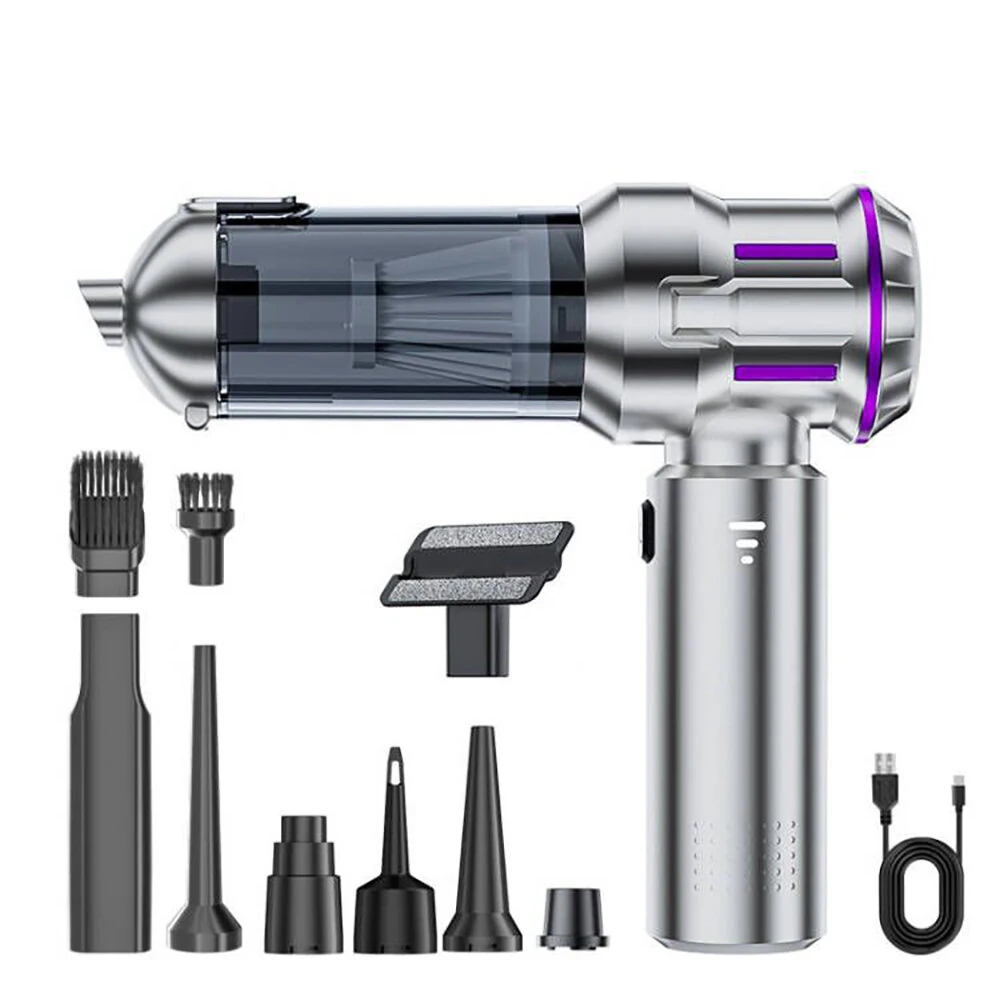 SUITU 100W Brushless Wireless Car Vacuum Cleaner Powerful Suction Wet & Dry Handheld Cleaning Auto Home — Suitu
