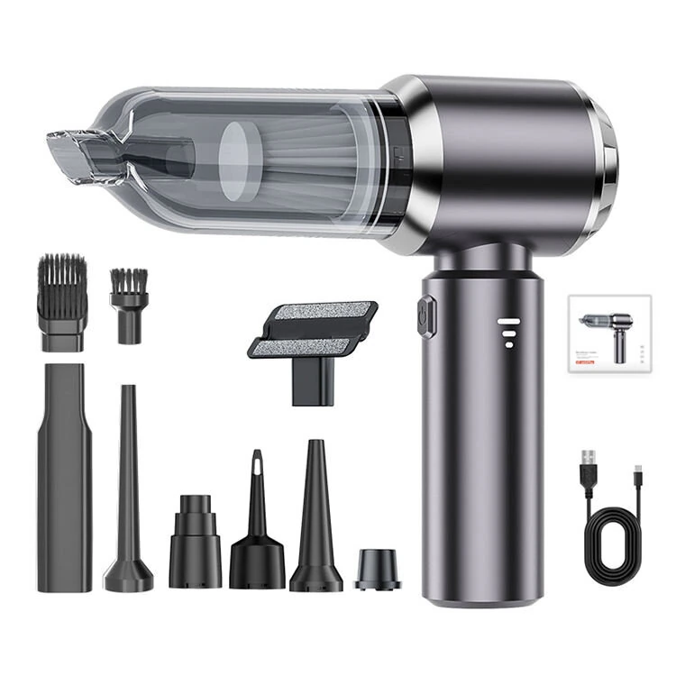 Suitu 16000Pa Cordless Car Vacuum Cleaner 3 Speed Adjustable Brushless With Power Display Brushless Strong Power Display Handheld Blowing Suction Home Car Dual-Purpose — Suitu