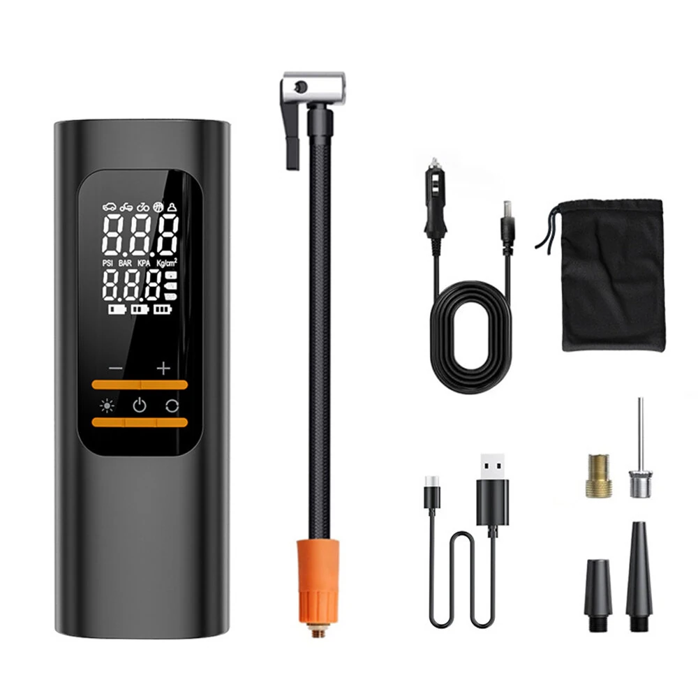 SUITU ST-5542C Portable Smart Inflator Pump Digital LCD Screen Wireless and Plug-in Dual-use for Cars Motorcycles Bicycles Basketballs Inflate — view 10