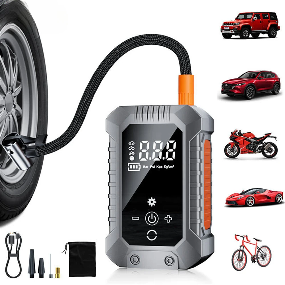 SUITU ST-5545 Wireless Portable Air Pump Tire Inflator Digital LCD Display High-power for Car Motorcycle Ball Fast Inflation