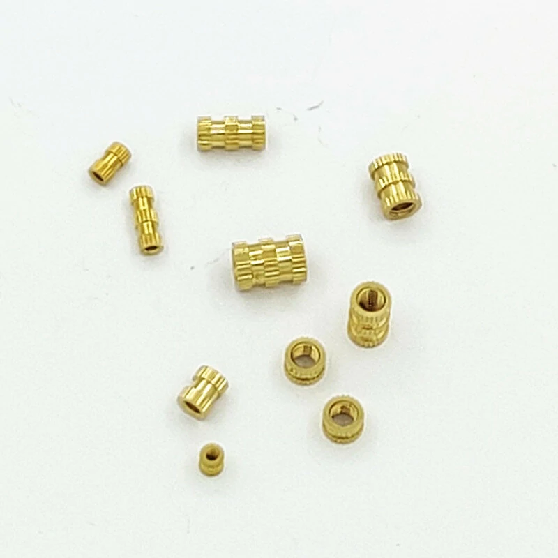 Suleve MXBN11 420Pcs M2 M3 M4 M5 Metric Female Thread Brass Knurled Nut Threaded Insert Embedment Nuts Assortment Kit — view 5