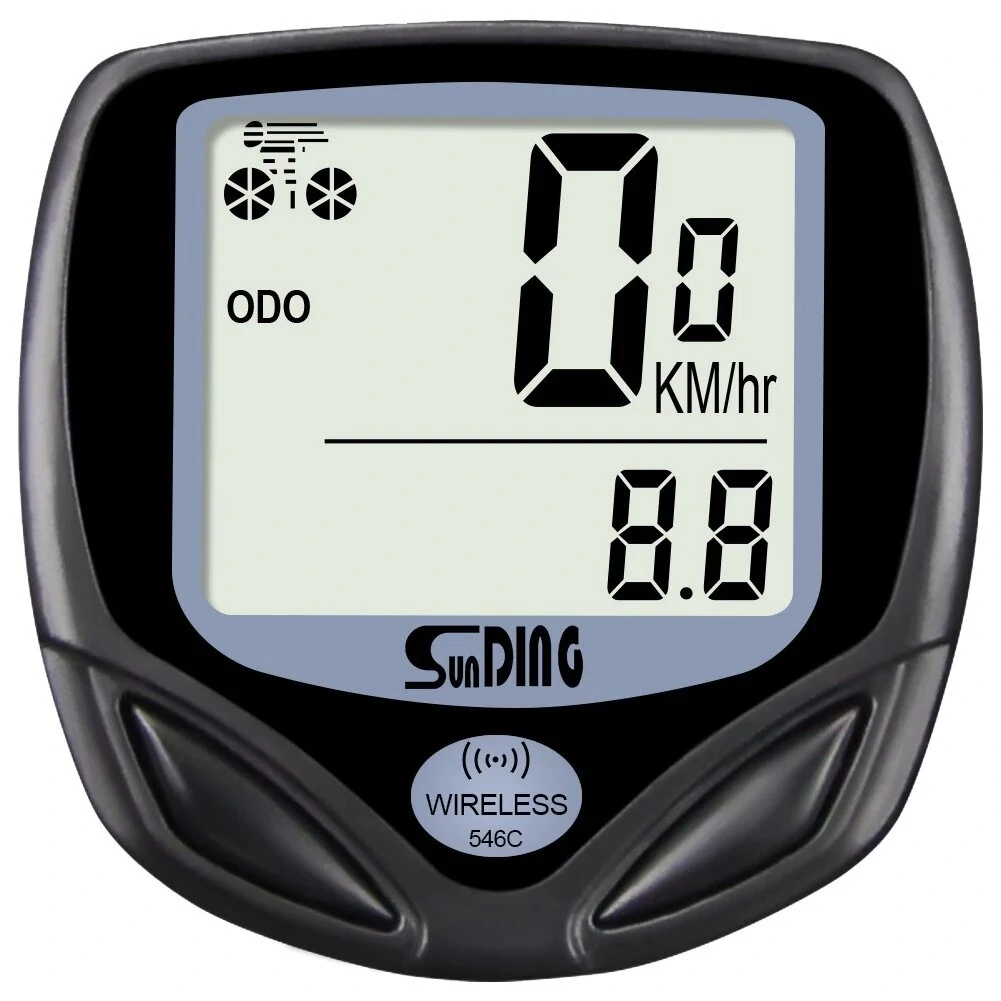 Sunding SD-546C Bike Computer Wireless Stopwatch Bicycle Speedometer Computers Bike Cycling Digital Odometer LCD Backlight — view 4