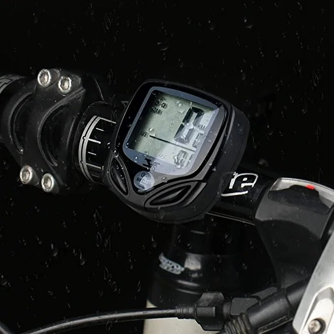 Sunding SD-546C Bike Computer Wireless Stopwatch Bicycle Speedometer Computers Bike Cycling Digital Odometer LCD Backlight — view 6