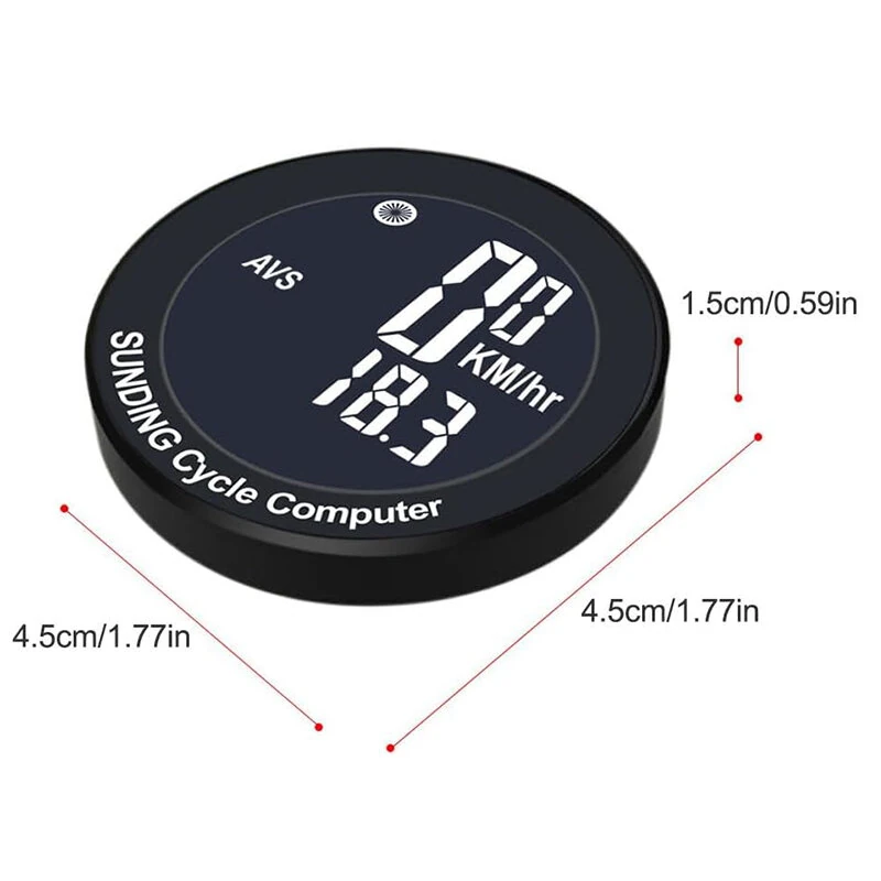 SunDing Wireless Bicycle Computer 16 Functions Waterproof Automatic Backlight Sensor Bike Speedometer Bicycle Odometer Stopwatch with Remote Control for MTB Road Cycle — view 9