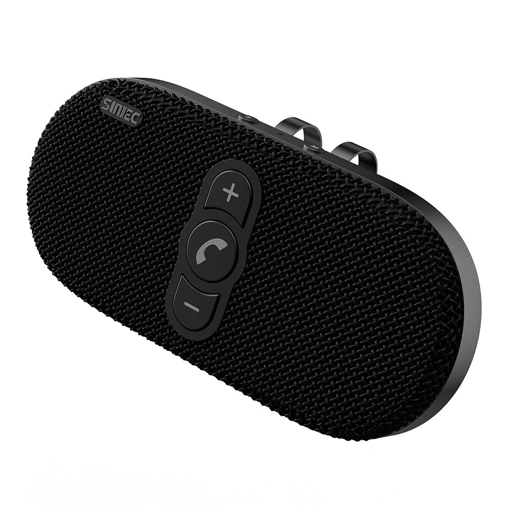 Sunitec Car Bluetooth Speakerphone Dual 3W Speaker for Safe Driving Support Siri Google Assistant Voice Calls/Motion Auto ON Off Sun Visor Car Bluetooth — Sunitec