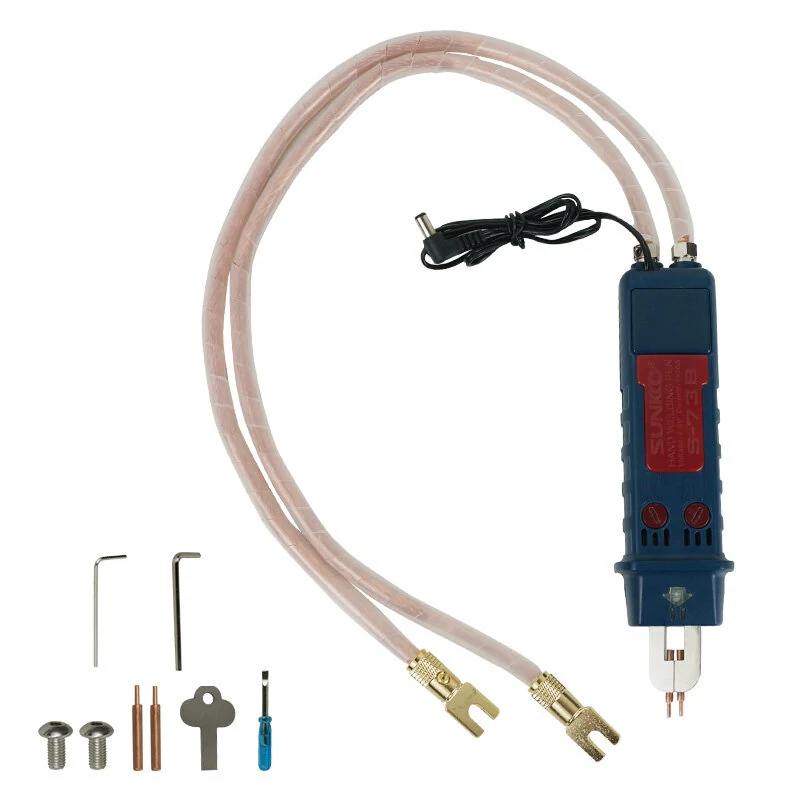 SUNKKO S-73B Adjustable Instantaneous Welding Pen Suitable for 0.05-0.4mm Welding Thickness Low Voltage 4-6V High Current 1500A Durable 8 Hour Use Compatible with 737G+ 737DH and 709AD+ Spot Welders High Heat Dissipation — SUNKKO