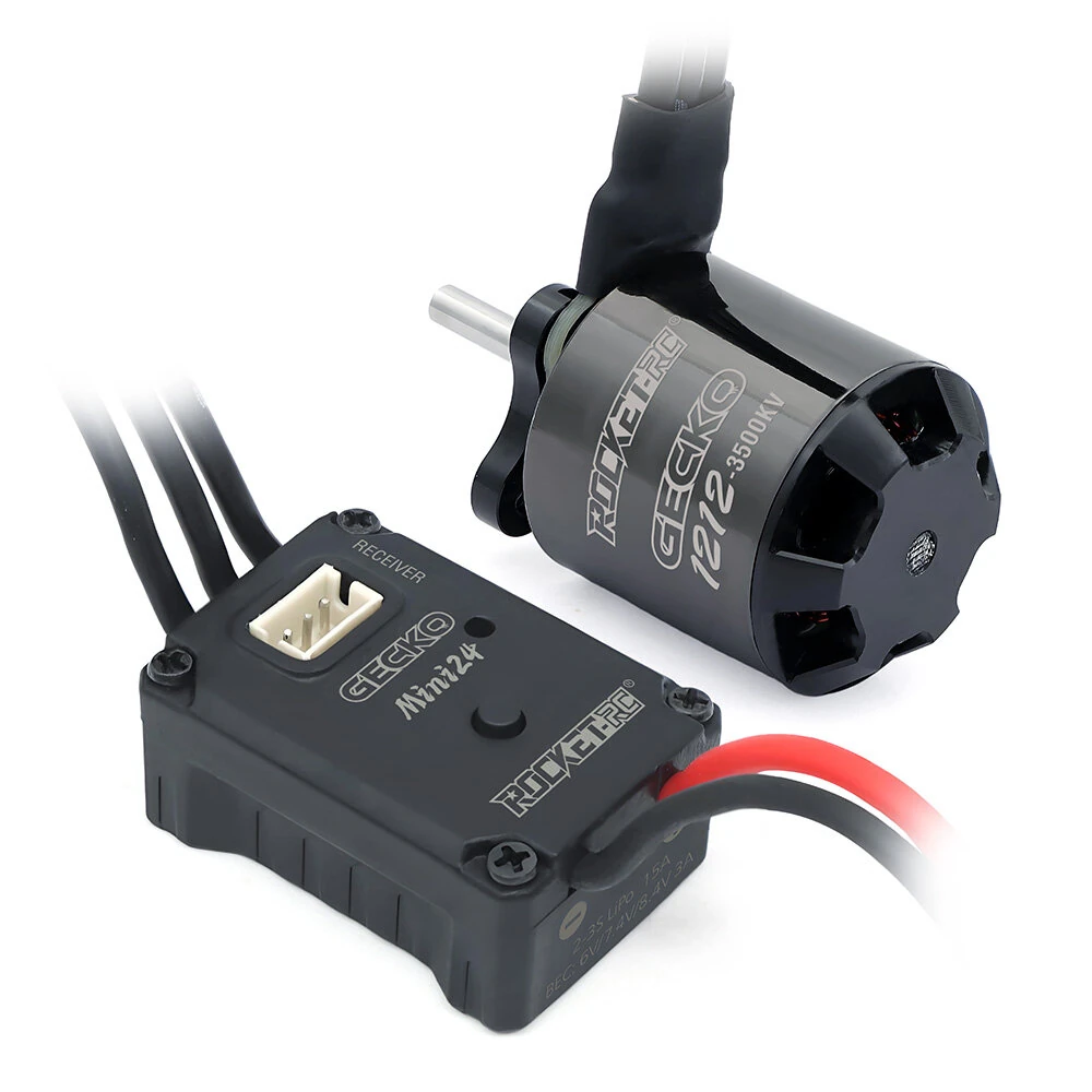 SURPASS HOBBY GECKO MINI 24 Brushless ESC+1212 Brushless Motor Combo For 1/24 RC Car Parts — SURPASS