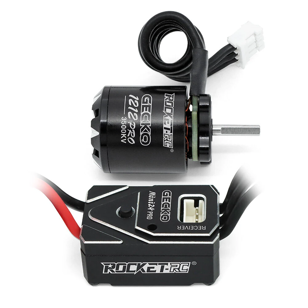SURPASS HOBBY GECKO MINI 24 Brushless ESC+1212 Brushless Motor Combo For 1/24 RC Car Parts — view 5