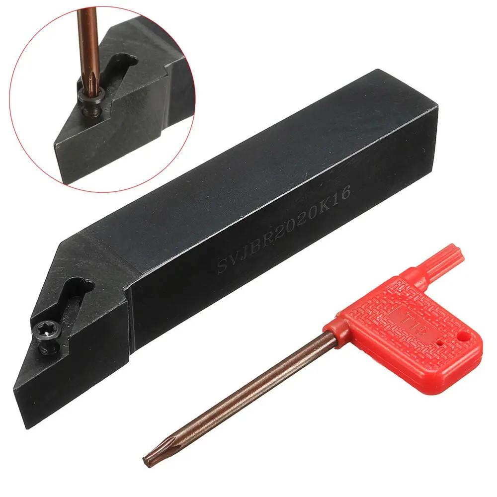 SVJBR2020K16 93 Degree External Turning Tool Holder for VBMT16 Insert — image 1