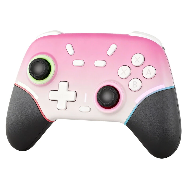 Switch 2 Wireless bluetooth Gamepad for Switch PC iOS Android PS5 RGB LED Joystick with Back Buttons Motion Vibration 800mAh Gaming Controller — Pricio