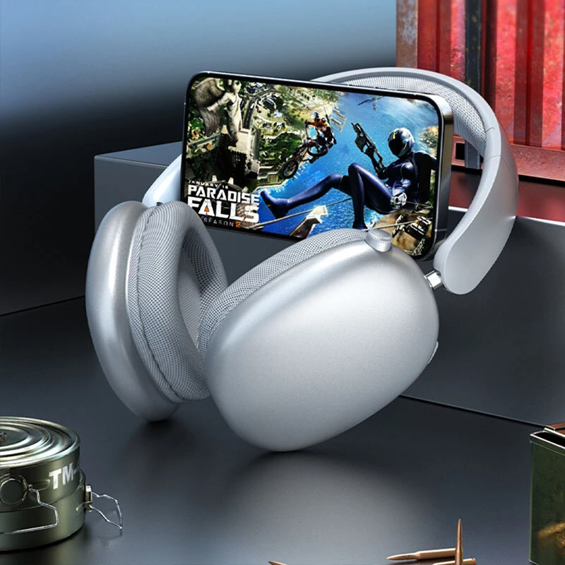 SY-T9 Gaming Headset Wireless bluetooth Headphone 40mm Driver Unit Spatial Audio ENC Noise Cancelling 20H Playback Support 3.5mm Audio TF Playback Breathable Earmuffs Headphones with Mic — view 6
