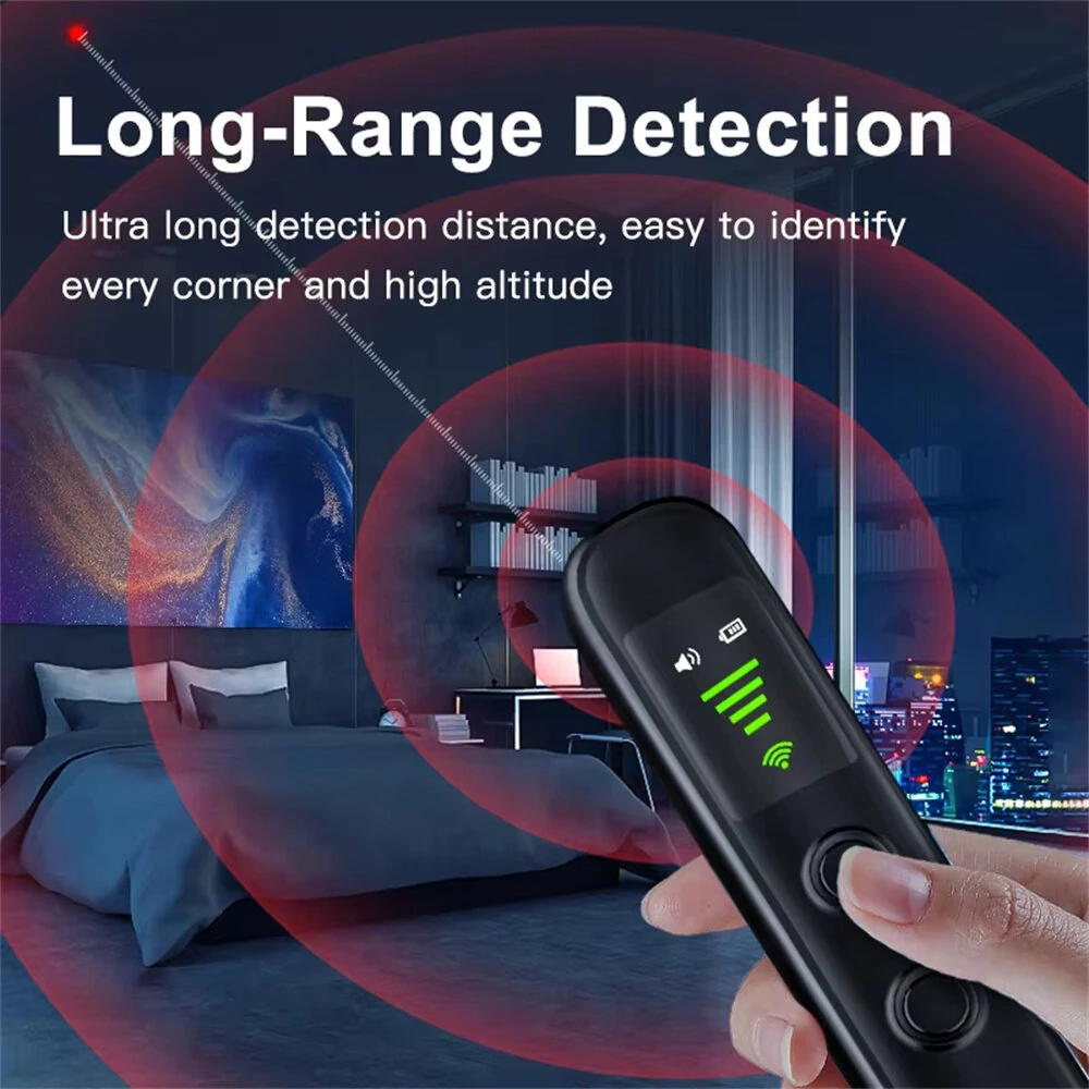 T66 Infrared Camera Detector ProtectiveAlarm Multi-function Mini Wireless Signal Detector GPS Tracking Scanner Detector — view 6