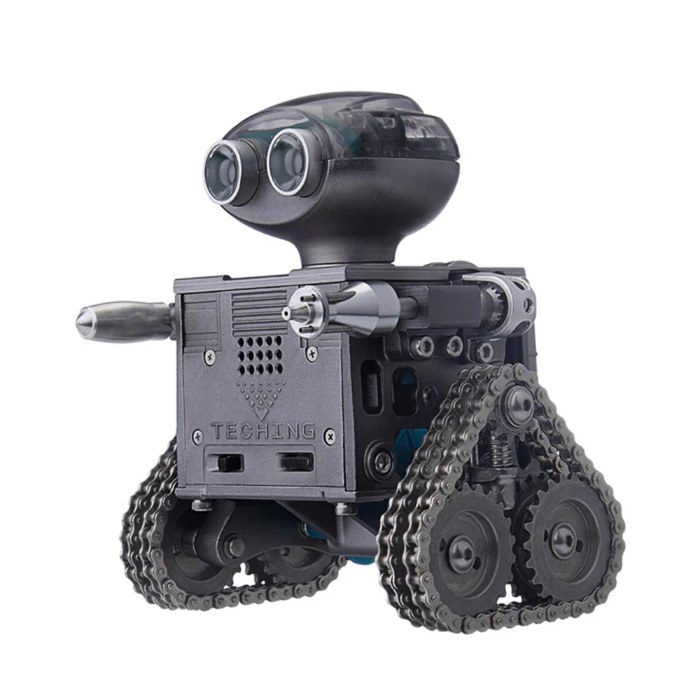 TECHING DM518 Bluetooth APP  Metal Remote Control Tank Robot Tracked Trailblazer Assembly Kit DIY Educational Toy Kids Children Gifts — view 4