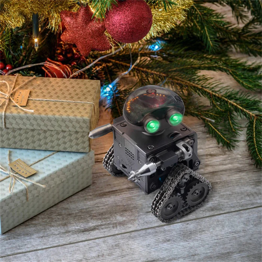 TECHING DM518 Bluetooth APP  Metal Remote Control Tank Robot Tracked Trailblazer Assembly Kit DIY Educational Toy Kids Children Gifts — view 9