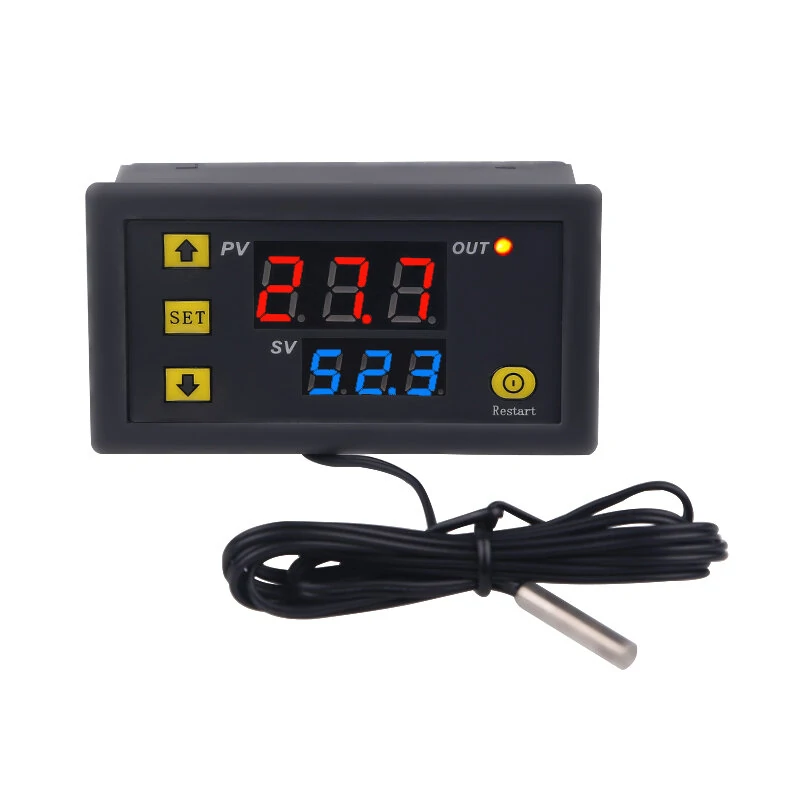 Temperature Controller Digital Display Thermostat Module Temperature Control Switch Micro Temperature Control Board — view 2