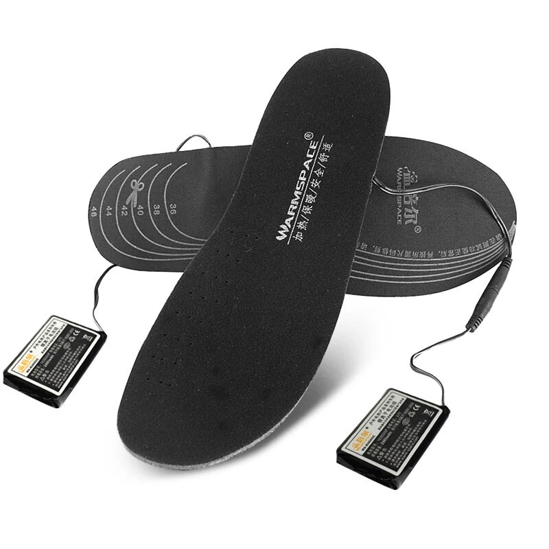 TENGOO Batteries Heated Shoe Insoles Feet Warm Sock Pad Mat Electrically Heating Insoles Washable Warm Thermal Insoles Unisex — view 4