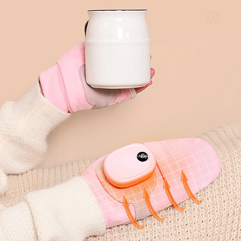 TENGOO Electric Heating Gloves USB Rechargeable 3 Speed Temperature Warm Waterproof Winter Outdoor Travel Gloves — view 7