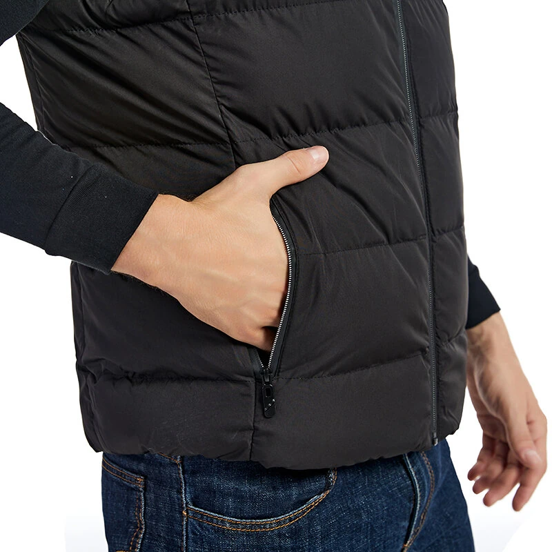 TENGOO HP-15 Uniex Heated Vest- 15 Areas Heating Temperature, with Digital Display, USB & DC Electric Thermal Clothing Winter Warm Vest Outdoor Sports Coat — view 5