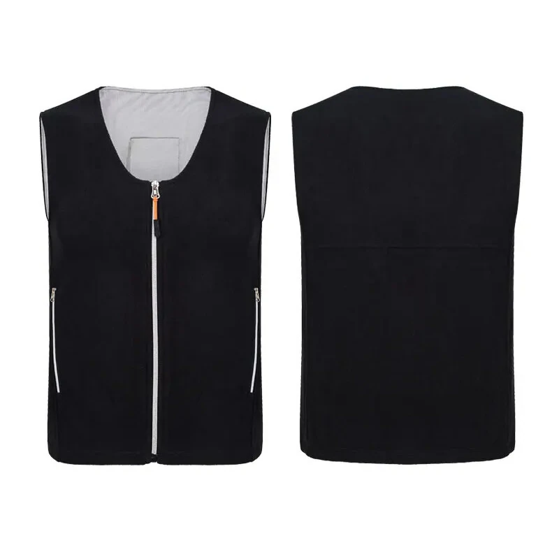 TENGOO HS-05 V-neck Slimming 5 Areas Smart Heating Vest 3 Gear Temperature USB Charging Winter Warmth Cold-proof Waistcoat for Men Women Elderly People — view 11