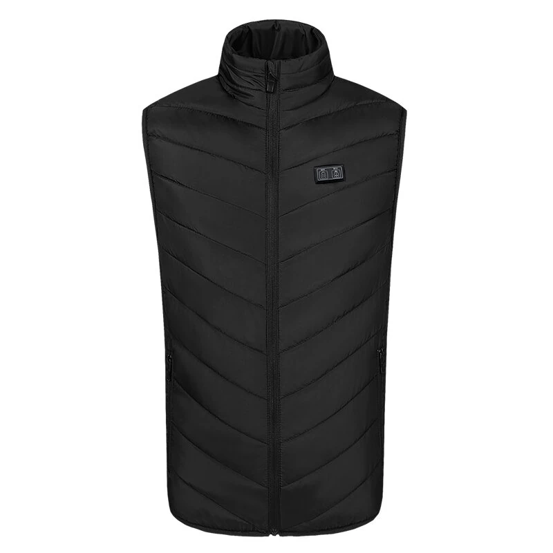 TENGOO HV-13 Electric Heated Vest - 13 Heating Areas Loose Fit for Unisex, USB Chargeable & Waterproof for Winter Outdoors — view 7
