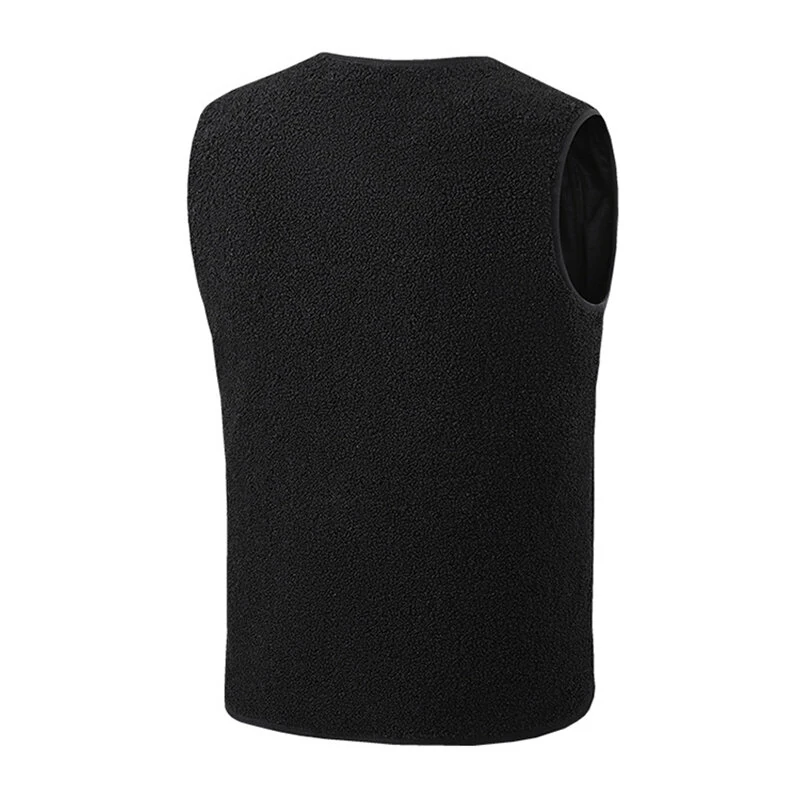 TENGOO HV-16T Heating Vest 16 Heating Areas Teddy Fleece Wram Comfortable Vest Self Heating Vest Usb Electric Thermal Vest Jacket — view 4