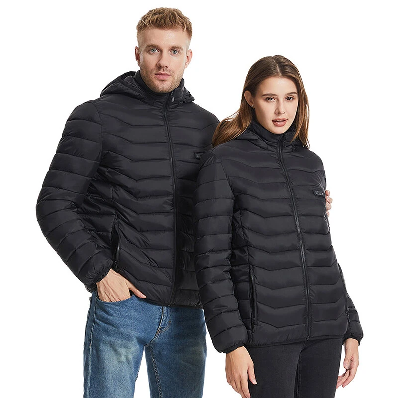 TENGOO HZ-23 23 Zones Heated Jacket - Four-control, USB Charging, Smart Thermal Warm Jacket Uniex Heated Hooded Coat Outdoor Sportswear — view 3