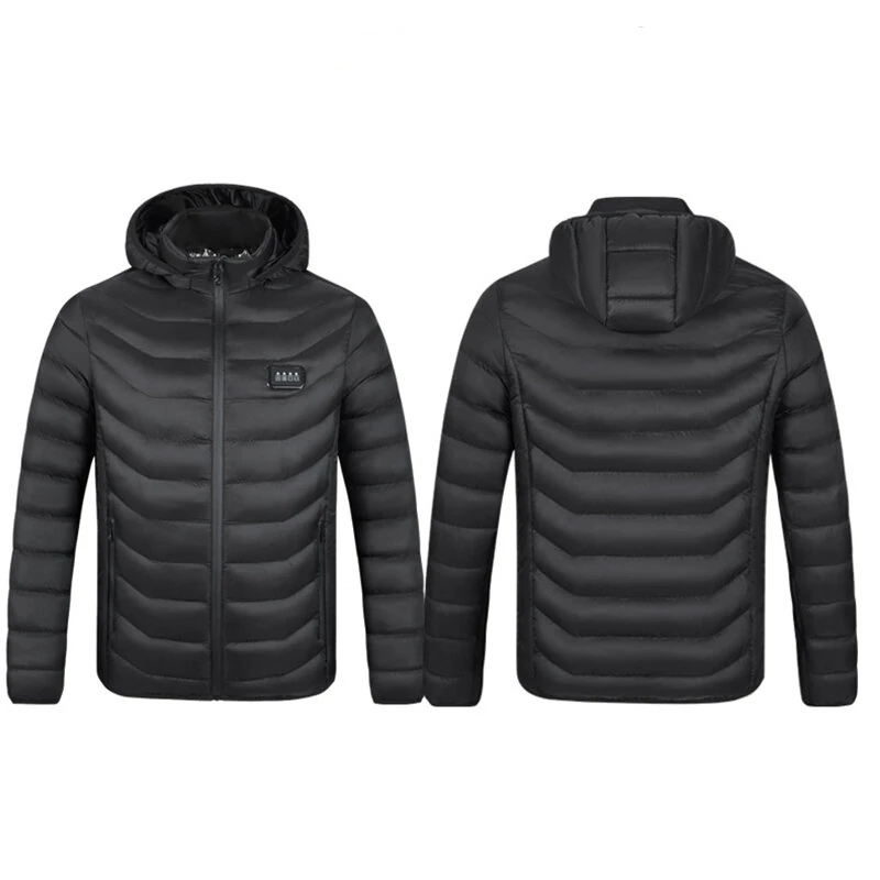 TENGOO HZ-23 23 Zones Heated Jacket - Four-control, USB Charging, Smart Thermal Warm Jacket Uniex Heated Hooded Coat Outdoor Sportswear — view 6