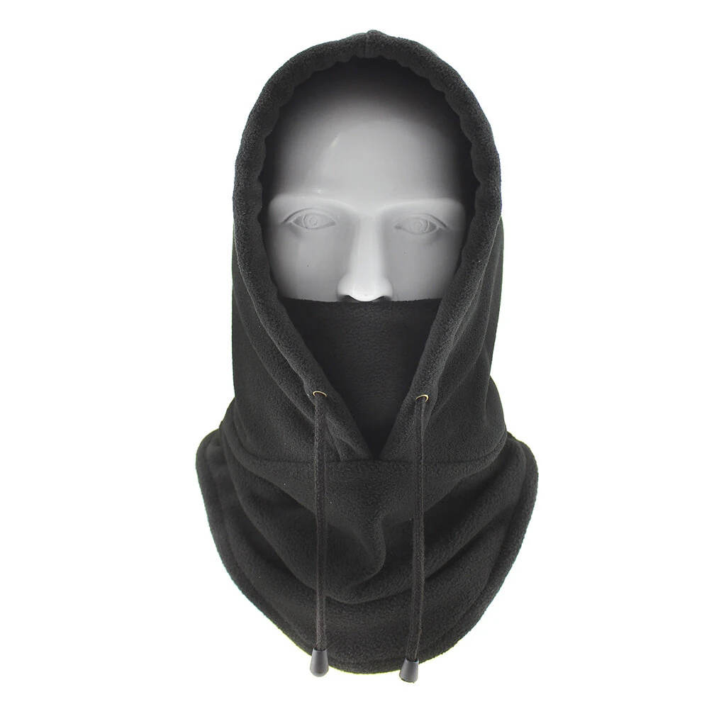 TENGOO Outdoor Cycling Protective Gear Hats Keep Warm Winter Racing Hooded Hat Thermal Neck Warmer Windproof Fleece Balaclava Skiing Face Mask — view 9