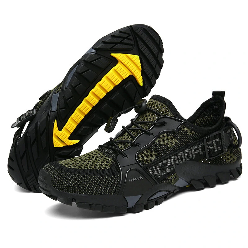 TENGOO Summer Water Wading Shoes Unisex Outdoor Athletic Breathable Non-slip Hiking Shoes for Outdoors Fun — view 4