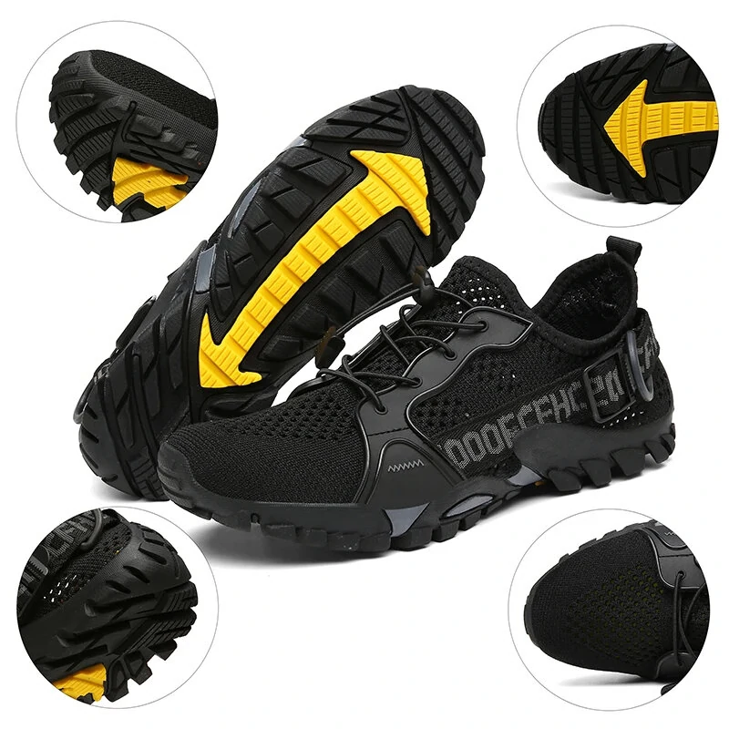 TENGOO Summer Water Wading Shoes Unisex Outdoor Athletic Breathable Non-slip Hiking Shoes for Outdoors Fun — view 7