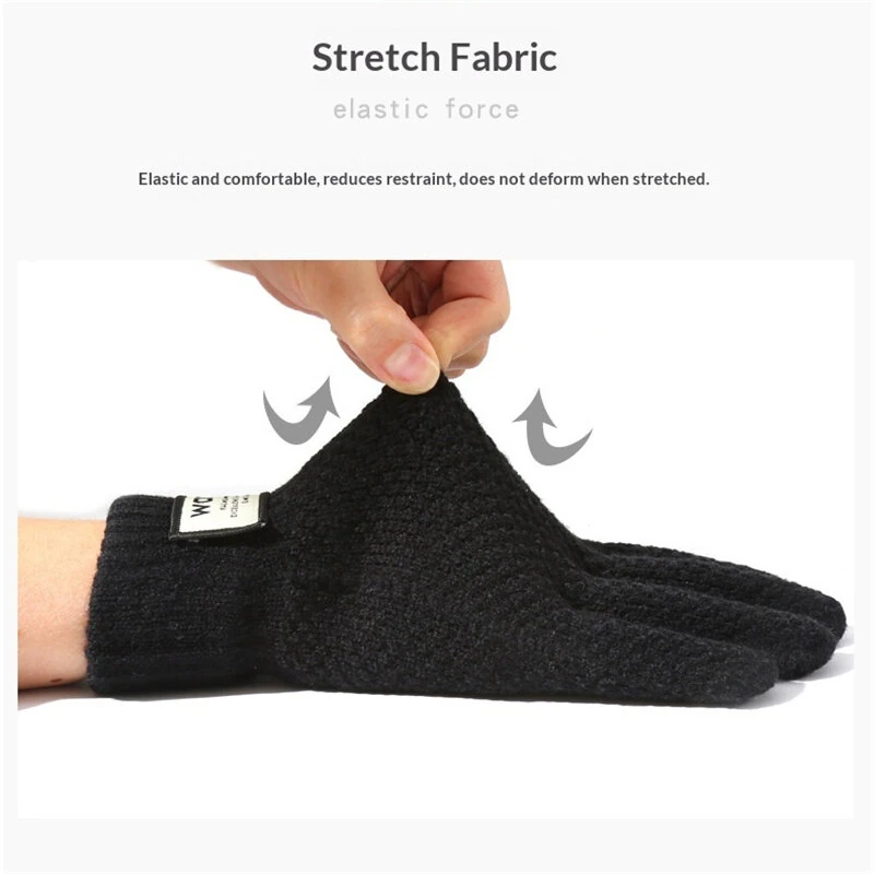TENGOO USB Charging Touchscreen Heated Gloves Knitted Thermal Coldproof Winter Warm Gloves for Outdoor Sports — view 5