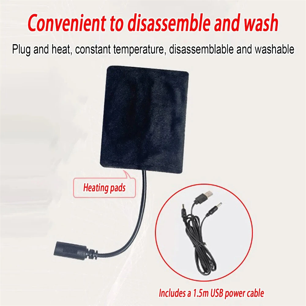 TENGOO USB Heated Gloves 3-Level Adjustable Temperature Thermal Windproof Touchscreen Cycling Winter Gloves for Outdoor Snowboarding Camping Fishing — view 4