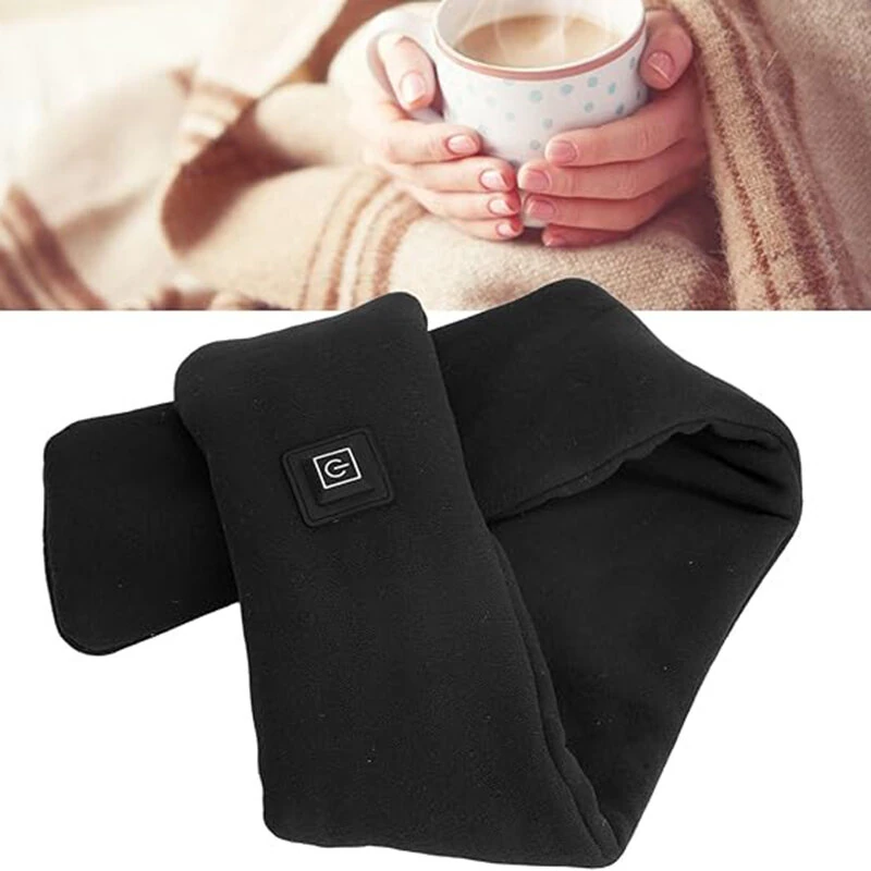 TENGOO Winter Heated Scarf 3 Levels Adjustable Temperature USB Charging Neck Warmer Intelligent Electric Heated Neck Wrap — view 2