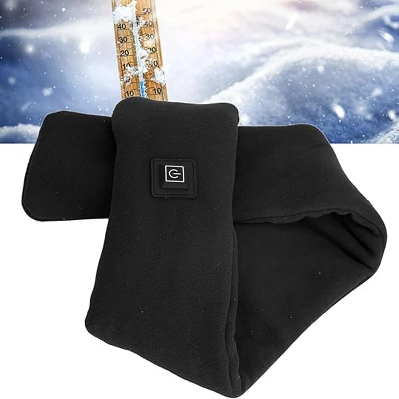 TENGOO Winter Heated Scarf 3 Levels Adjustable Temperature USB Charging Neck Warmer Intelligent Electric Heated Neck Wrap — view 3
