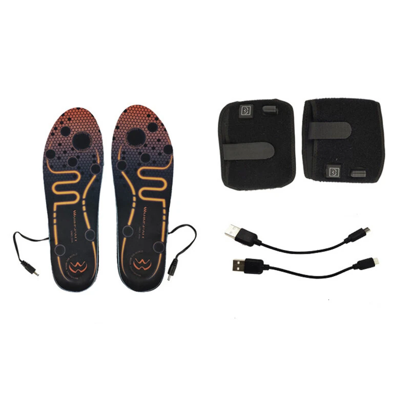 TENGOO Winter USB Rechargeable Heated Insoles 3 Levels Feet Warm Shoe Pad Thermal Electric Foot Warmer Heating Feet Outdoor Sports — view 3