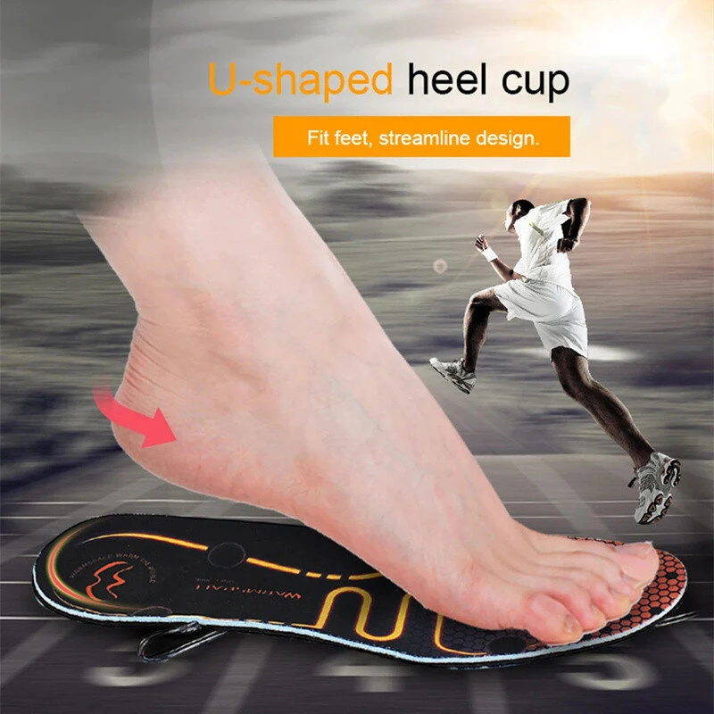 TENGOO Winter USB Rechargeable Heated Insoles 3 Levels Feet Warm Shoe Pad Thermal Electric Foot Warmer Heating Feet Outdoor Sports — view 8