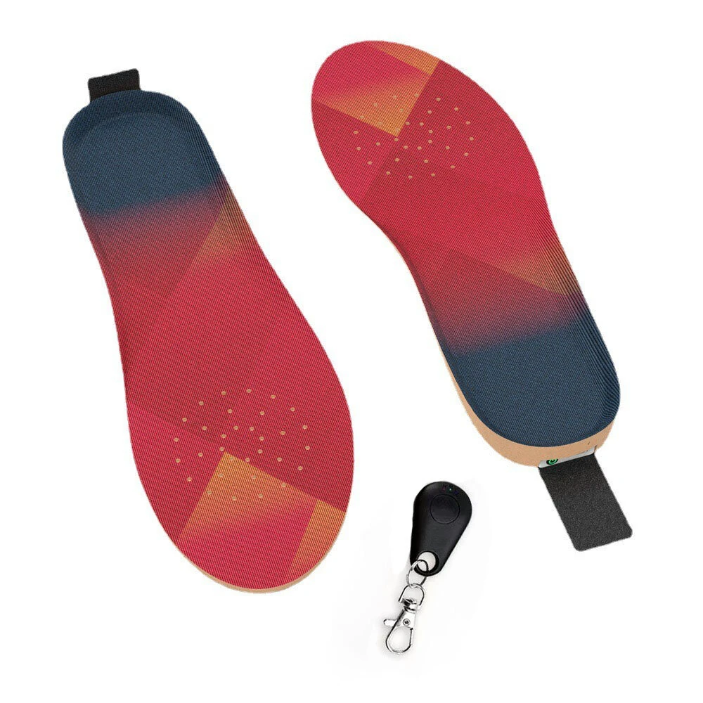TENGOO Wireless Remote Control Heated Insoles Type-C Charging 3 Heat Levels Winter Inner Soles for Motorcycle Cycling Skiing Hiking Supplies — view 2