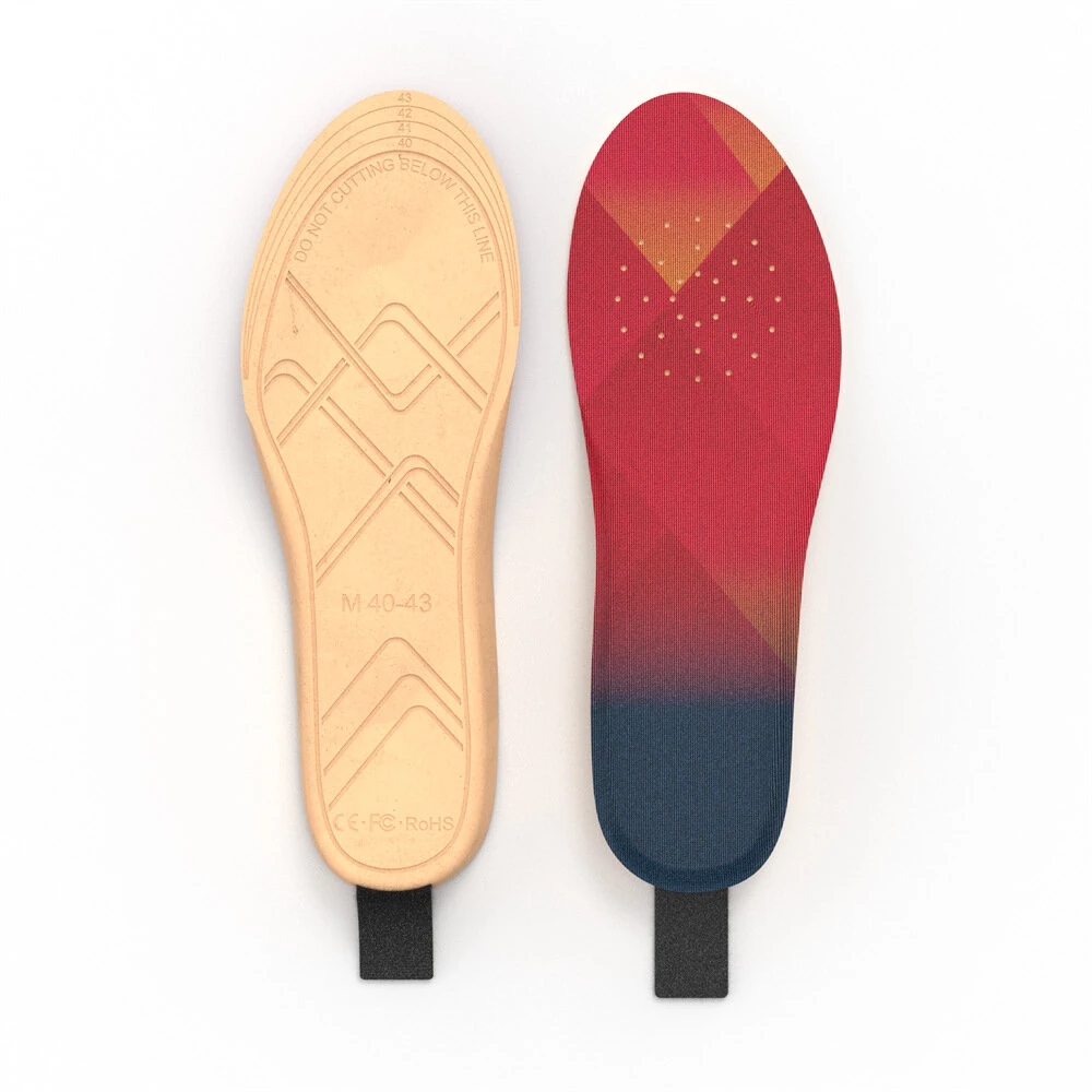 TENGOO Wireless Remote Control Heated Insoles Type-C Charging 3 Heat Levels Winter Inner Soles for Motorcycle Cycling Skiing Hiking Supplies — view 9