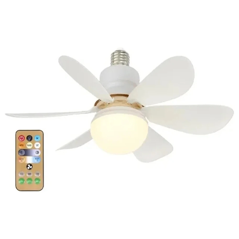 Tevorex 40W Ceiling Fan LED Light E27 Bulb Base with Remote Control for Dimming, 85-265V Wide Voltage Suitable for Living Room, Study, Household ,Office — view 3
