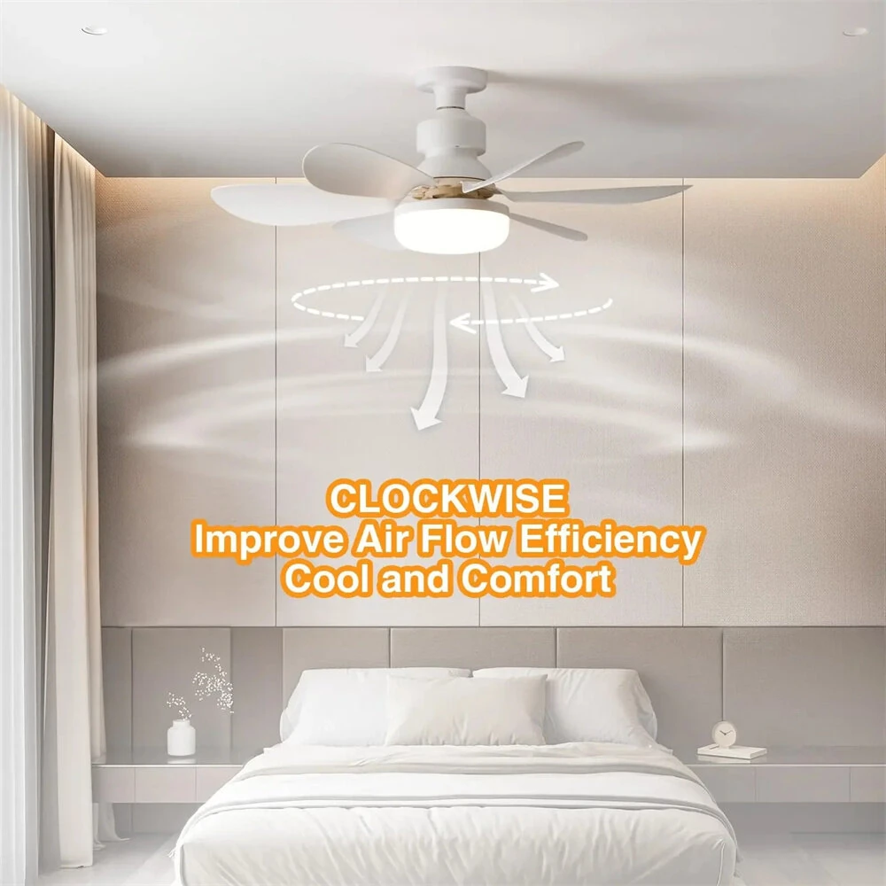 Tevorex 40W Ceiling Fan LED Light E27 Bulb Base with Remote Control for Dimming, 85-265V Wide Voltage Suitable for Living Room, Study, Household ,Office — view 6