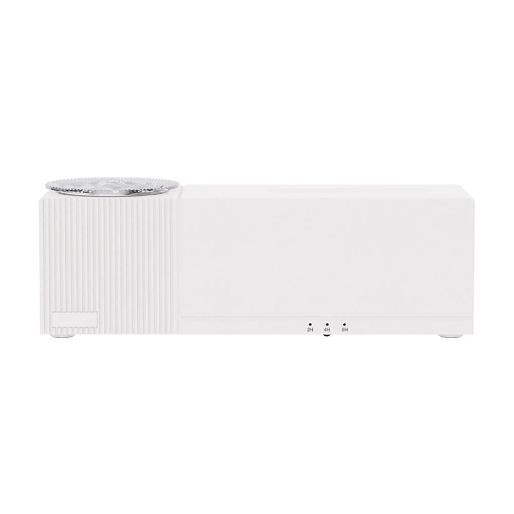 Tevorex 7-Color Flame Effect Diffuser with 360° Rotating Projection, Remote Control Plug-In Air Humidifier for Home & Office — view 2